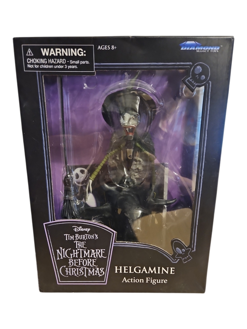 The Nightmare Before Christmas Helgamine Action Figure Disney Authentic NWT - Picture 5 of 5